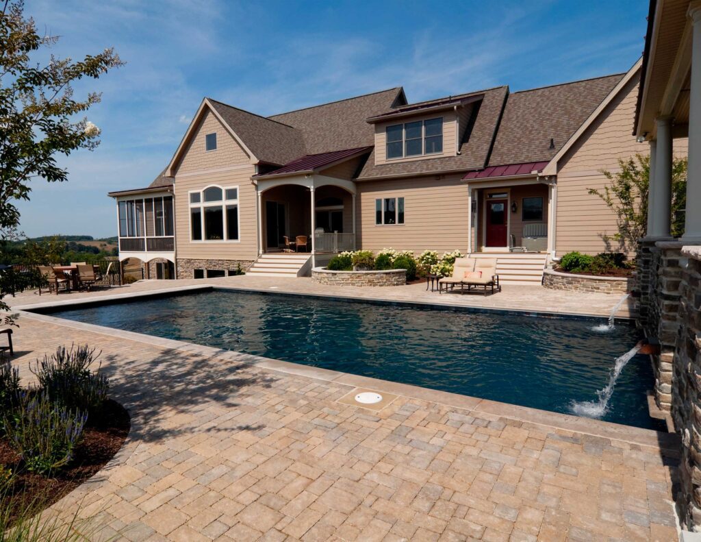 Swimming Pool and Paver Pool Deck