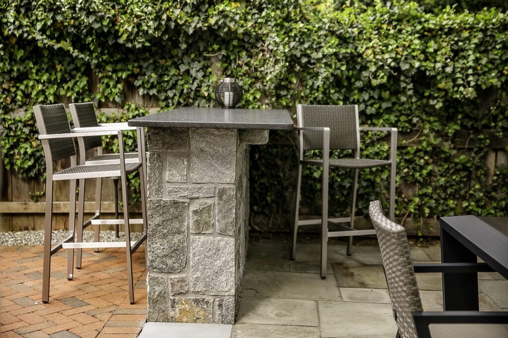 Stone Bar Seating