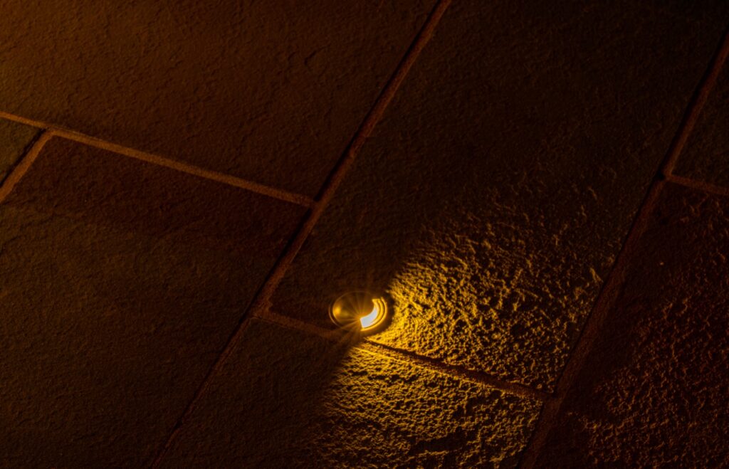 In Grade Beacon Lighting Fixture for Patios and Walkways