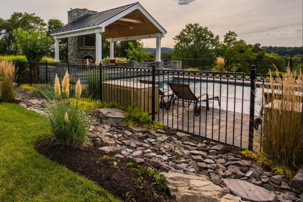 dry creek bed for drainage