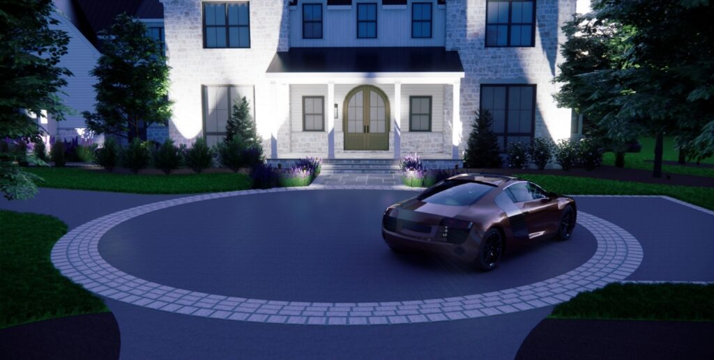 Arrival Court View Clearwater Landscape & Nursery 3D Model Design Arrival Court View